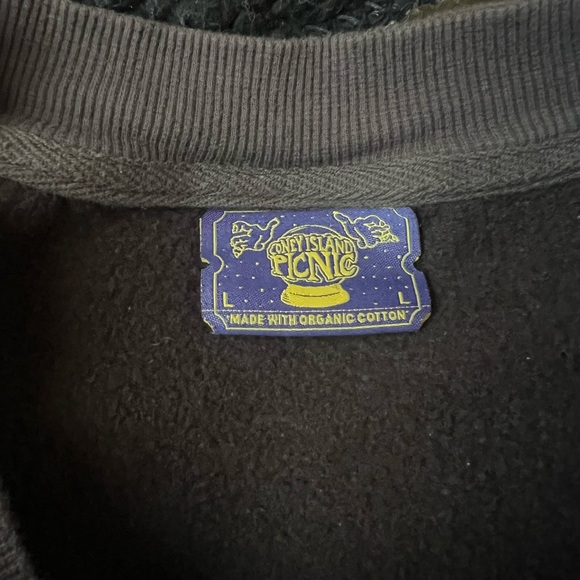 dark grey Coney Island Picnic crewneck - Picture 6 of 7